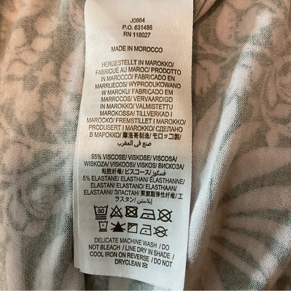 Boden Evangeline Jersey Faux Wrap Mini Dress 6 Petite Novelty Butterfly Birds - Picture 15 of 15